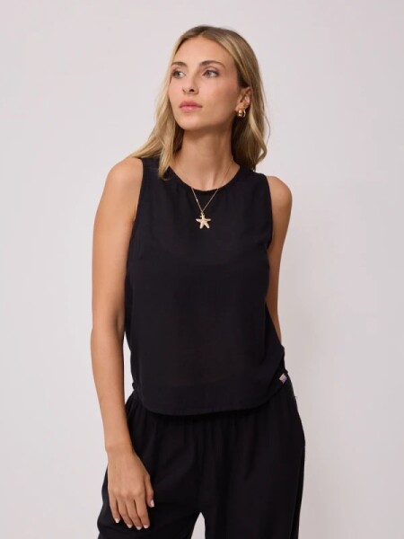 MUSCULOSA RUSTY FIONNE NEGRO