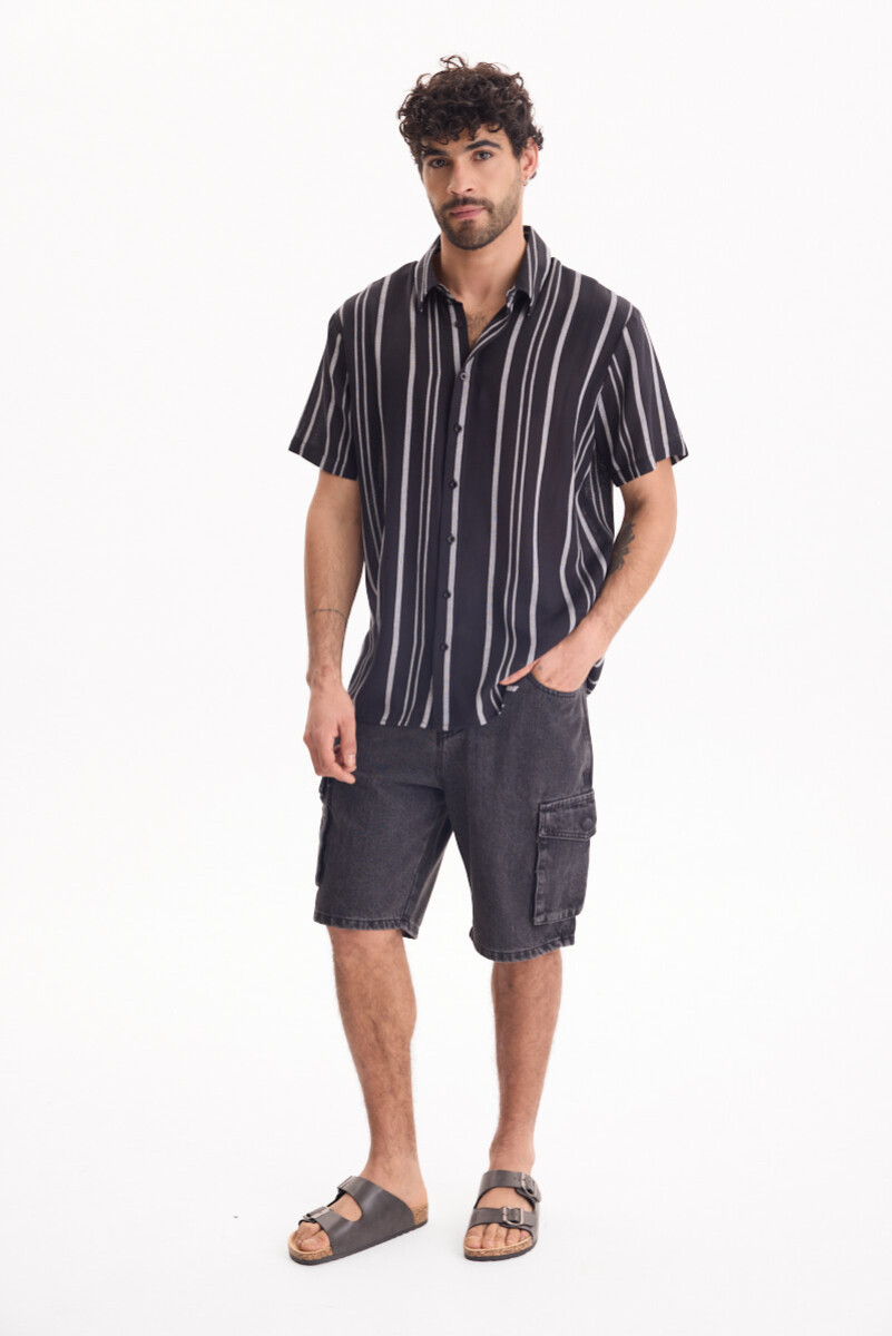 Bermuda De Jean Sidney - Negro 