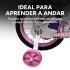 Bicicleta infantil Shengdi Rodado 14 Canasto Parrilla Hadas Rosa 2