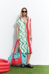 Vestido camisero wavy multicolor