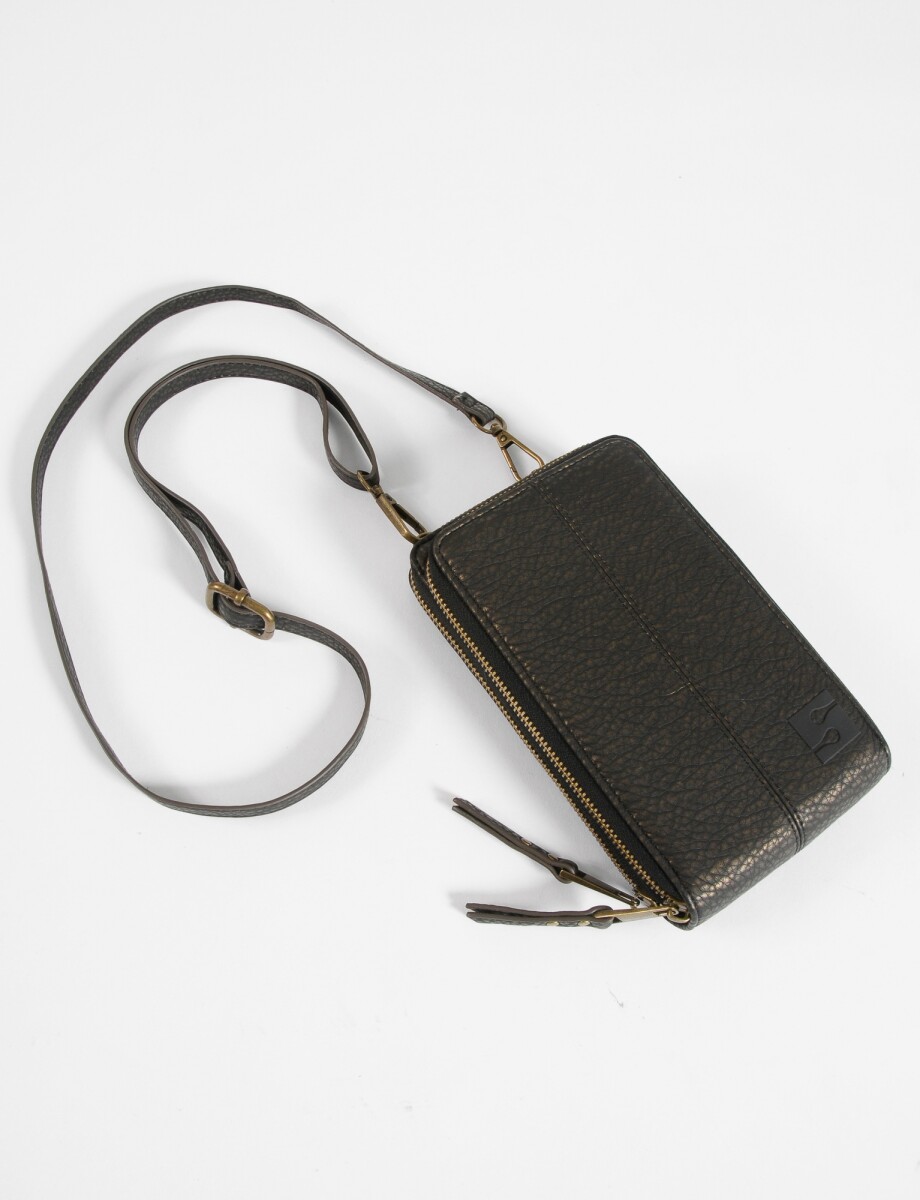 Porta celular tarjetero antique - peltre 