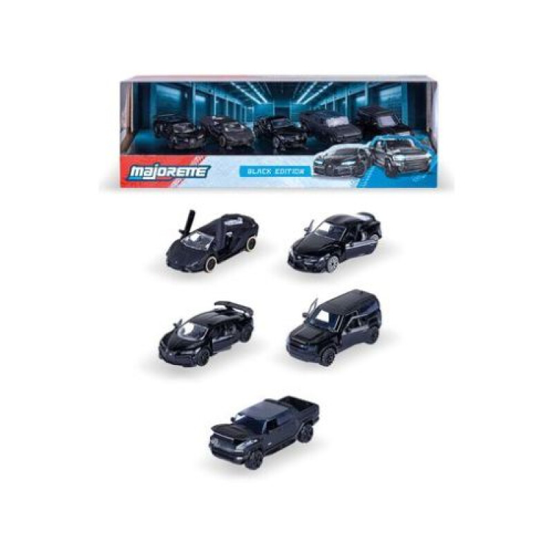 Majorette Black Edition Pack x 5 Majorette Black Edition Pack X 5