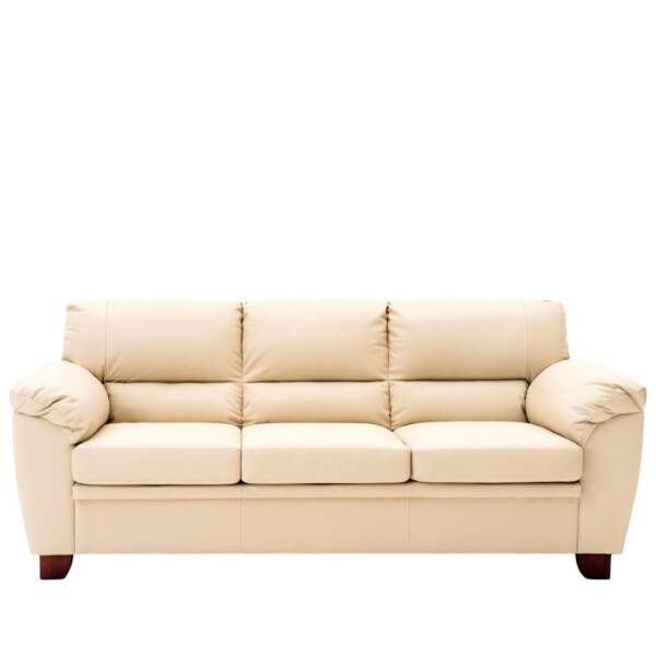 SOFA 3 CUERPOS MODELO ALIAS - 100 % EN CUERO - COLOR PERLA MATE SOFA 3 CUERPOS MODELO ALIAS - 100 % EN CUERO - COLOR PERLA MATE