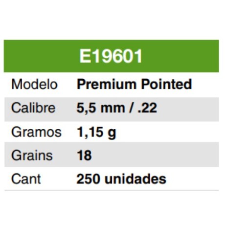 CHUMBO APOLO 5.5 X 250 POINTED E19601 CHUMBO APOLO 5.5 X 250 POINTED E19601