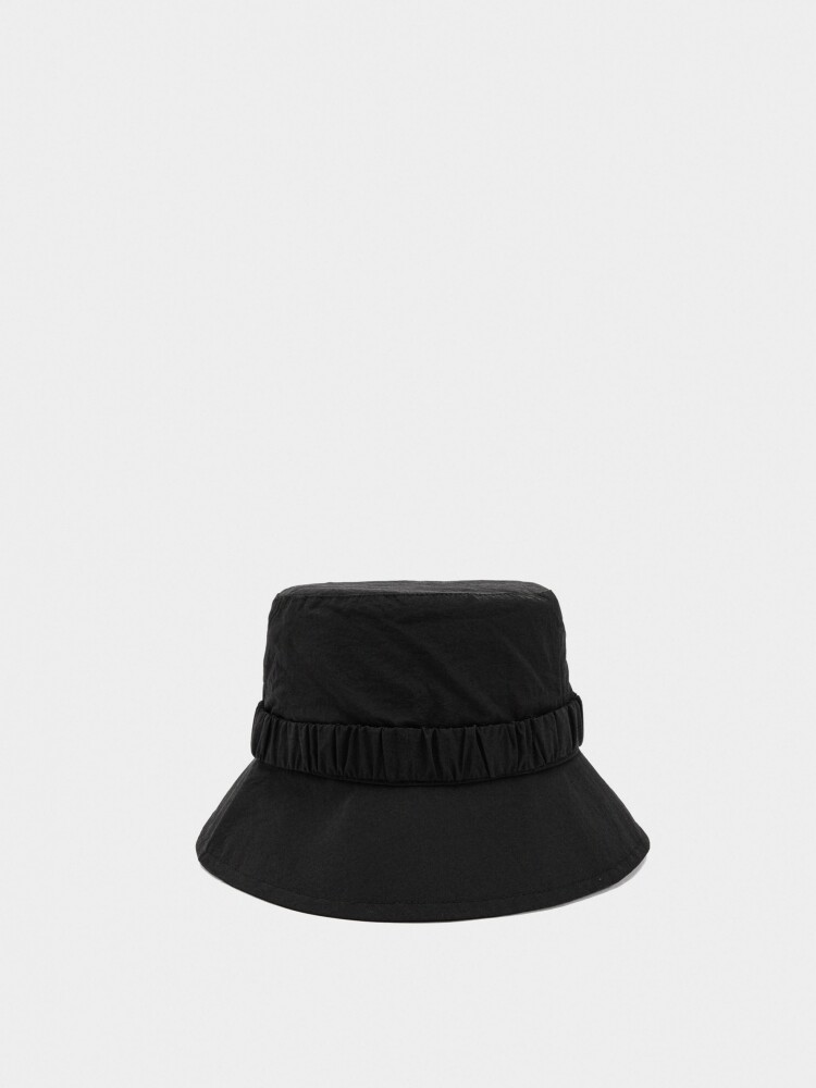 Sombrero Bucket De Nylon negro
