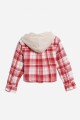 Campera con capucha ROJO