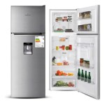 REFRIGERADOR FRIO SECO 248L 2 PUERTAS INOX - DISPENSADOR acero inoxidable