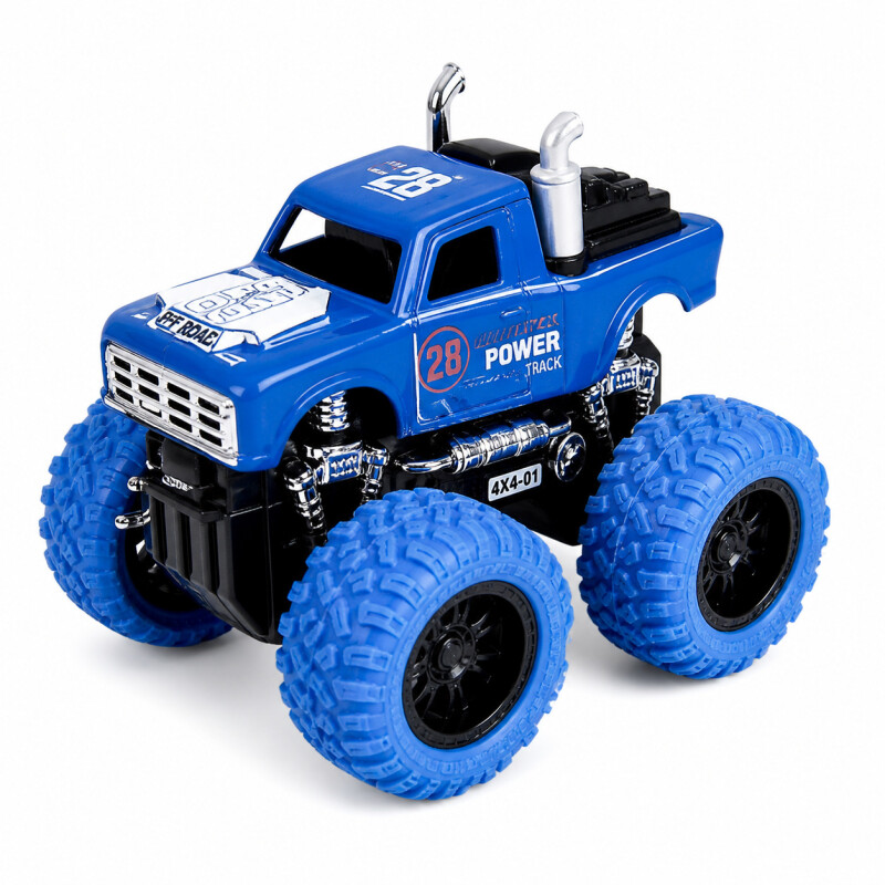 Camión Juguete 4x4 A Fricción Ruedas Grandes Todo Terreno Estilo 3