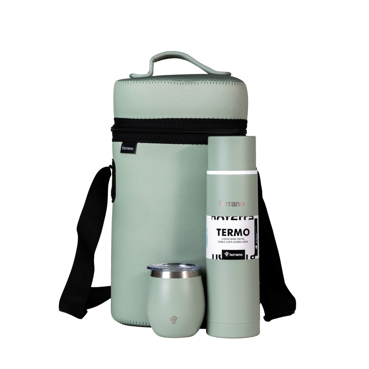 Kit Completo Bala + Matera Neopreno - Oliva 