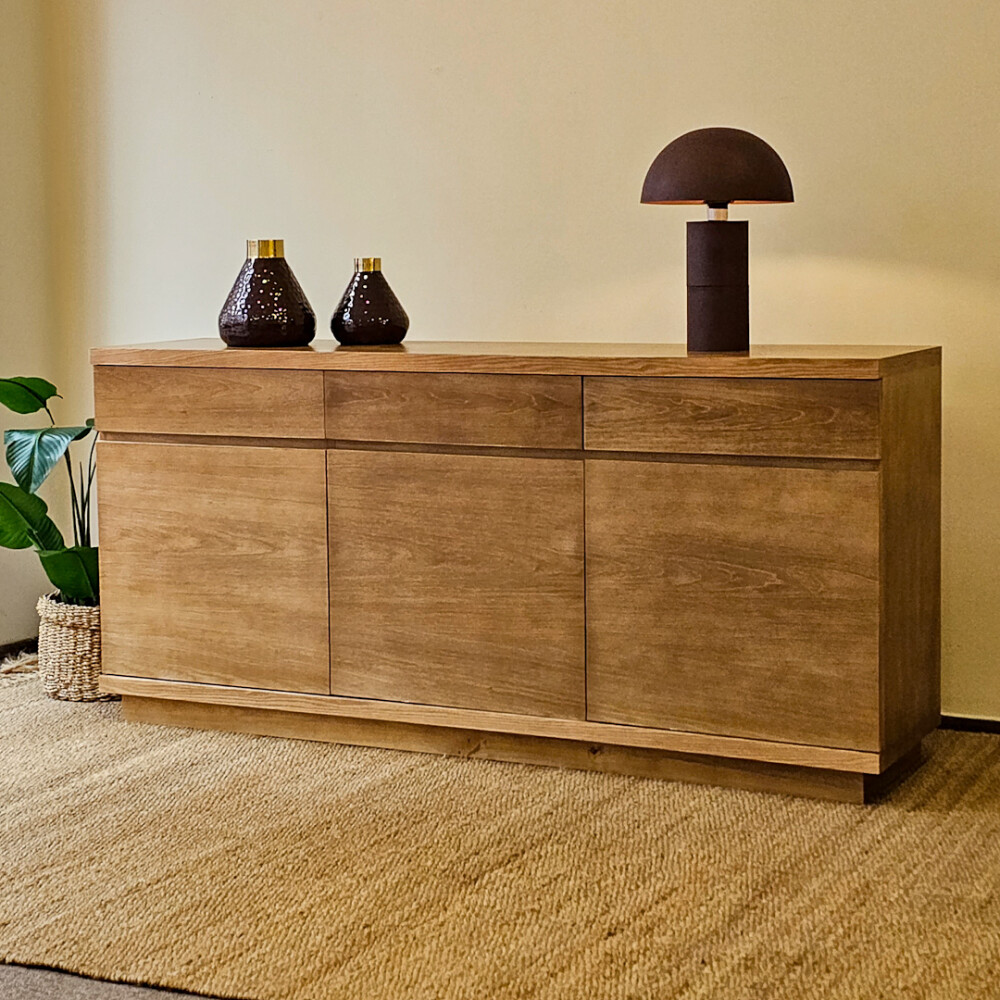 Aparador Toronto en Roble 180 x 45 x 85h (Por pedido) Aparador Toronto en Roble 180 x 45 x 85h (Por pedido)