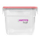 Pote con traba 770 ml NARANJA