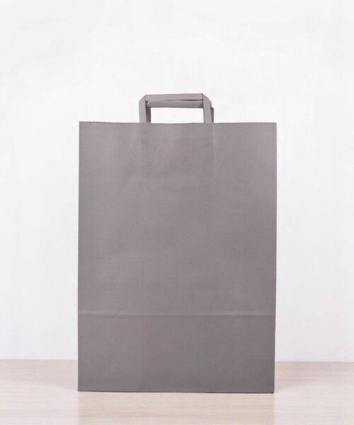 Bolsa lisa acuario 30x12x41 cm GRIS SOMBRA