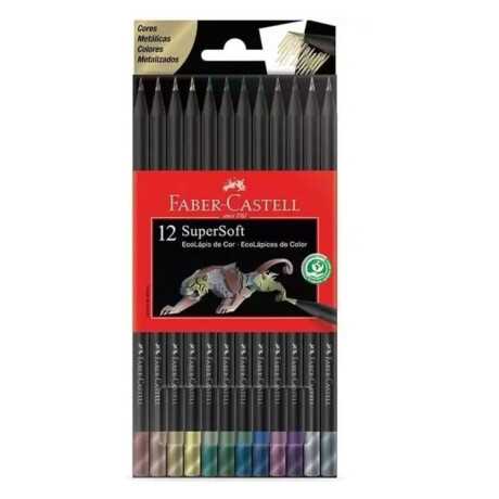 Lapices Faber Super Soft Metallic x 12 Lapices Faber Super Soft Metallic x 12
