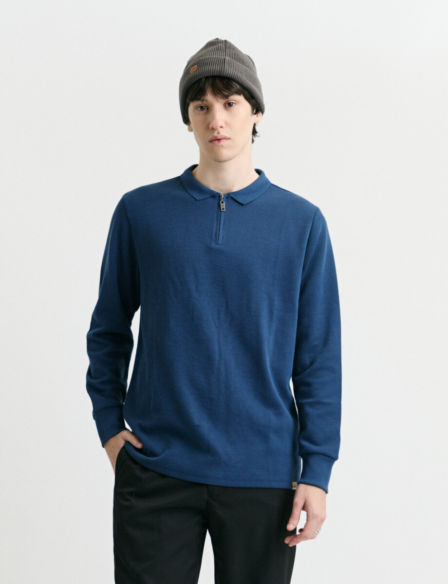 REMERA HARRY - Azul Piedra 