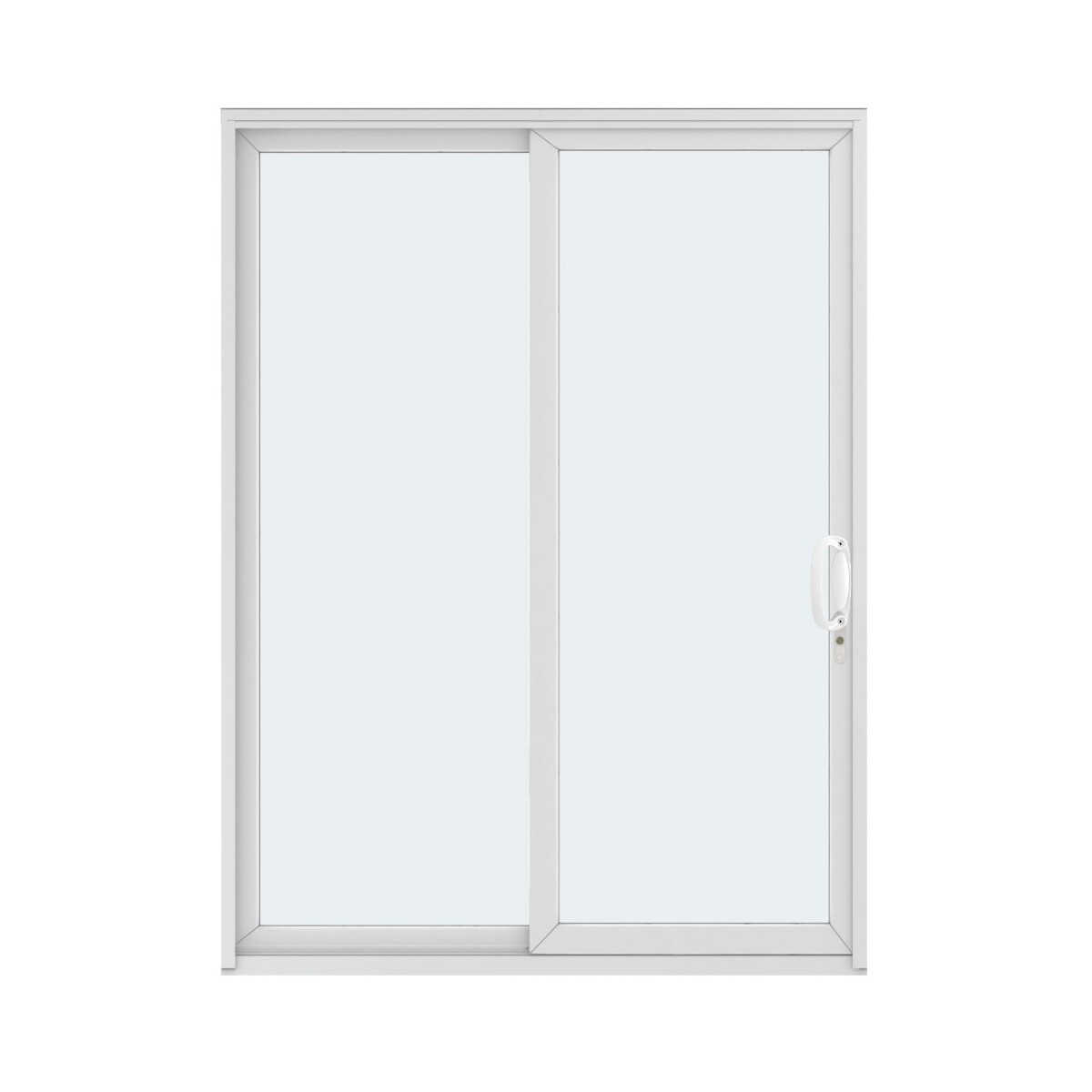Ventana de PVC Blanco 200 X 200 Puerta Corrediza Cerradura 