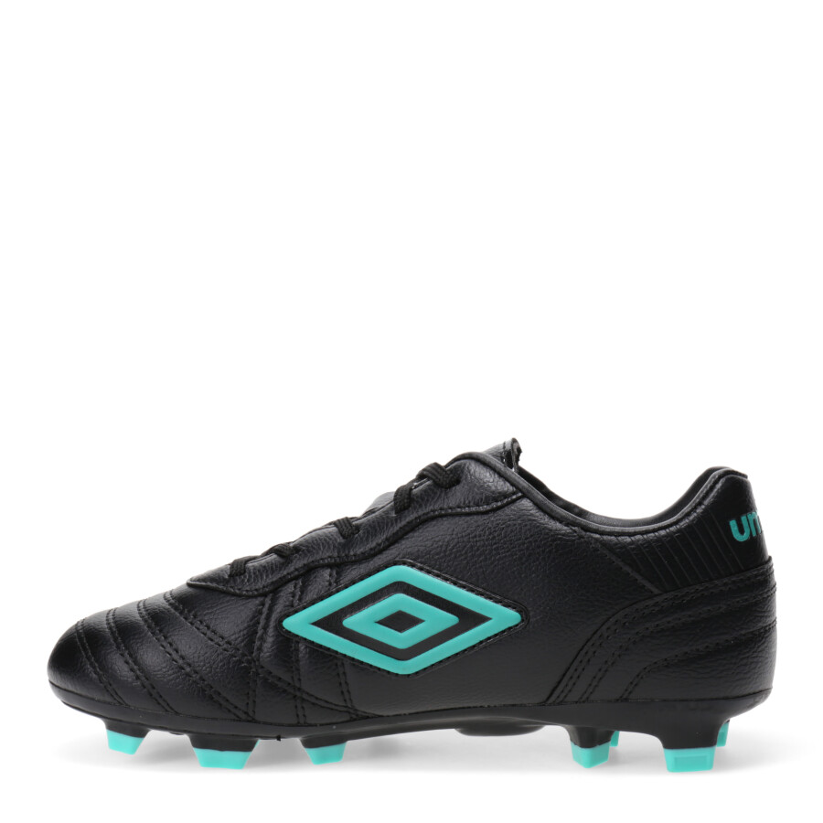 Championes de Fútbol 11 Infantiles Umbro Touch HG Negro - Verde Agua