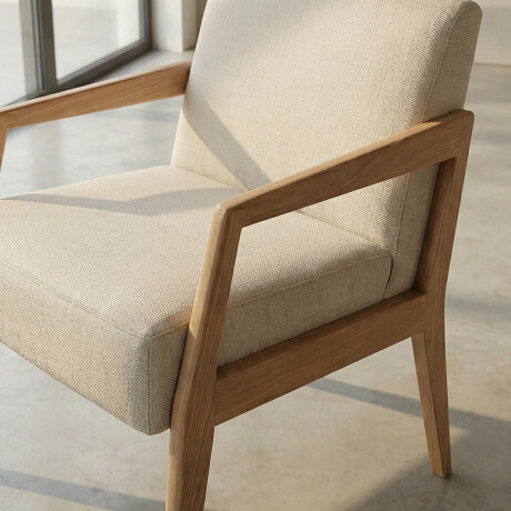 Butaca Zara - Tela Rústica 218-G2 (Cruda)