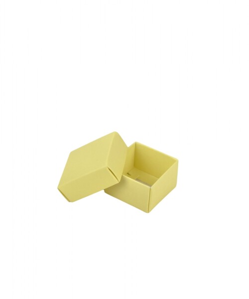 Caja 01 - 2,5x4x4 cm. AMARILLO PASTEL