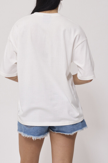 T-SHIRT LIORA RUSTY Blanco