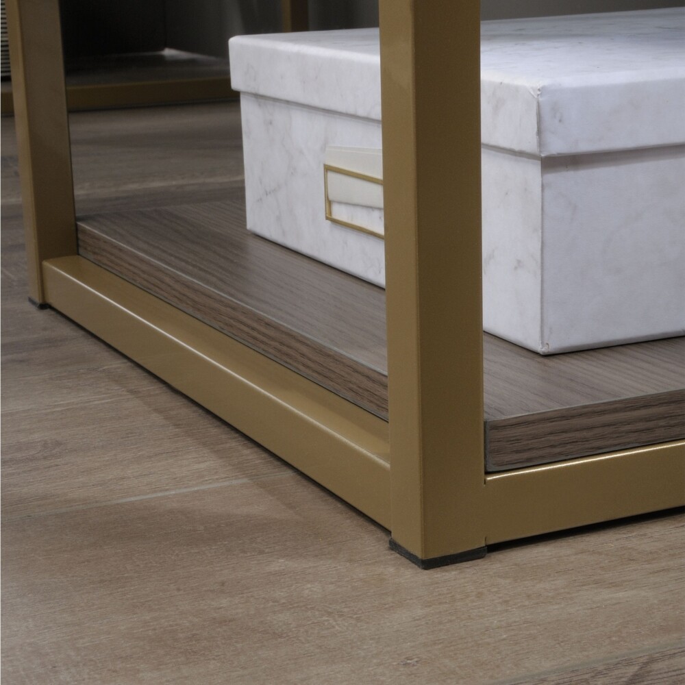 Escritorio Doble Cajonera y Estante Inferior - Sauder - Linea International Lux Escritorio Doble Cajonera y Estante Inferior - Sauder - Linea International Lux