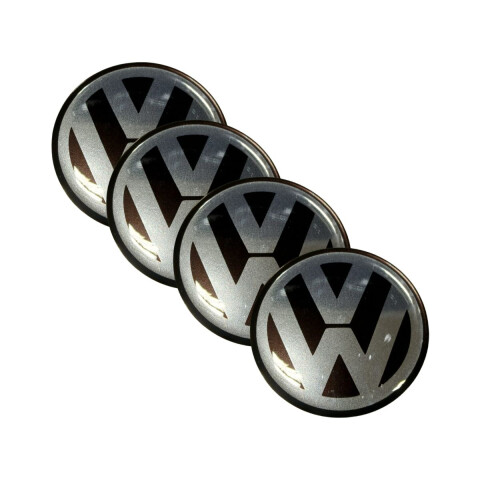 EMBLEMA "VW" CENTRO DE TAZA JUEGO X4 Emblema "vw" Centro De Taza Juego X4