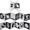 Libro Textil para Bebe Blanco y Negro Alto Contraste
