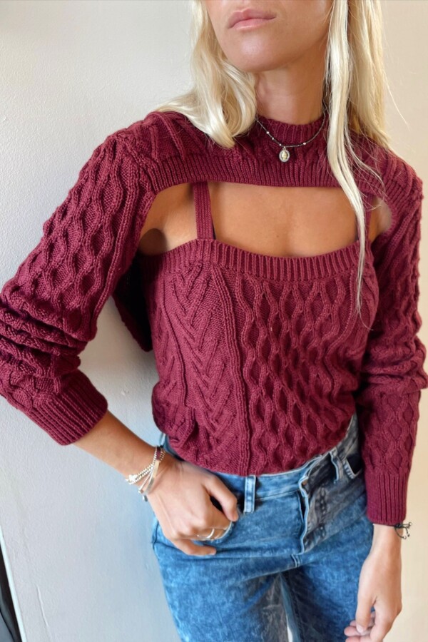 Sweater Eloise Bordeaux