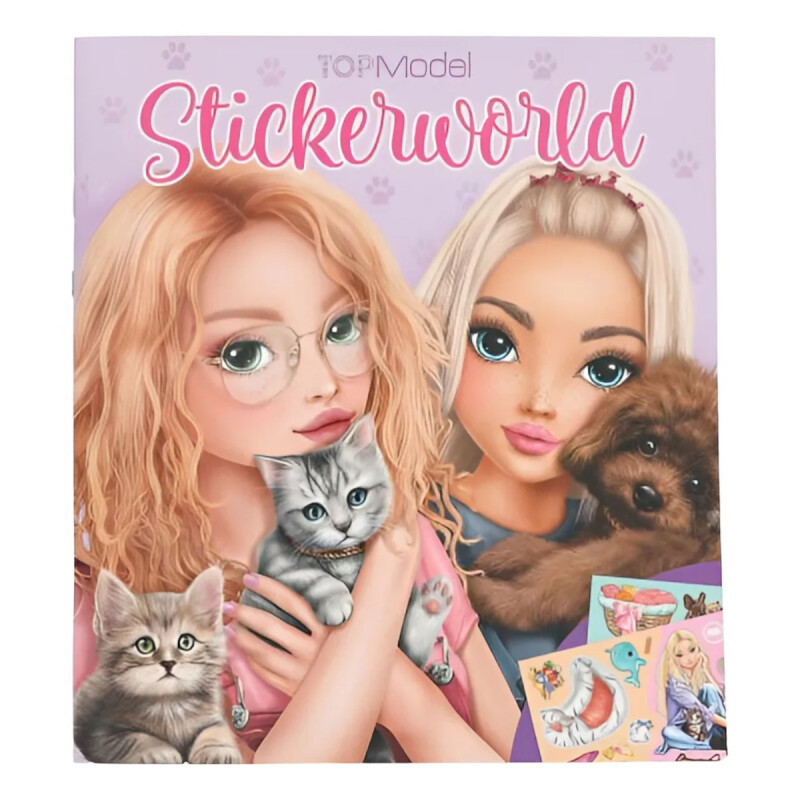 Libro de Stickers Top Model Kitty Libro de Stickers Top Model Kitty