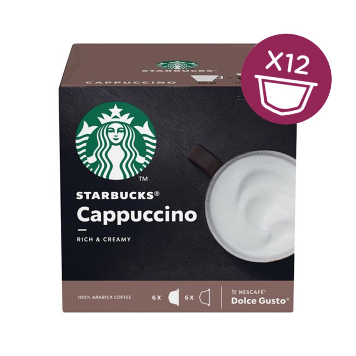 Capsulas Starbucks Cappuccino X12 Capsulas - 001 