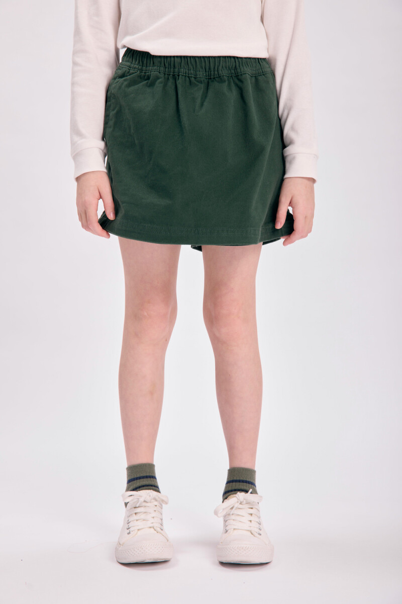 Short pollera Verde