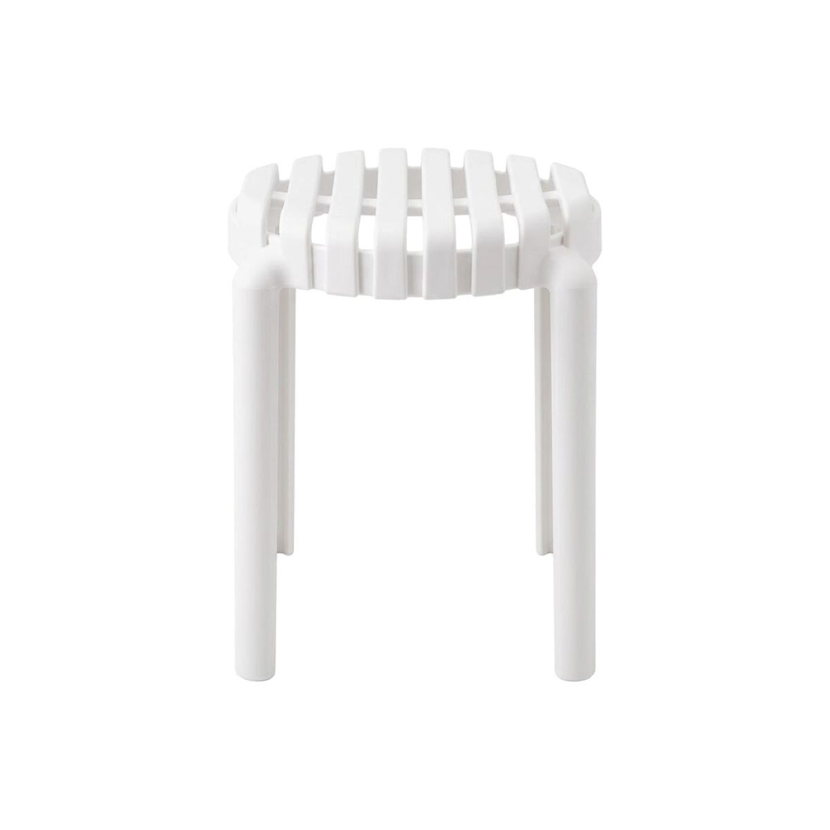TABURETE PLAST BLANCO 