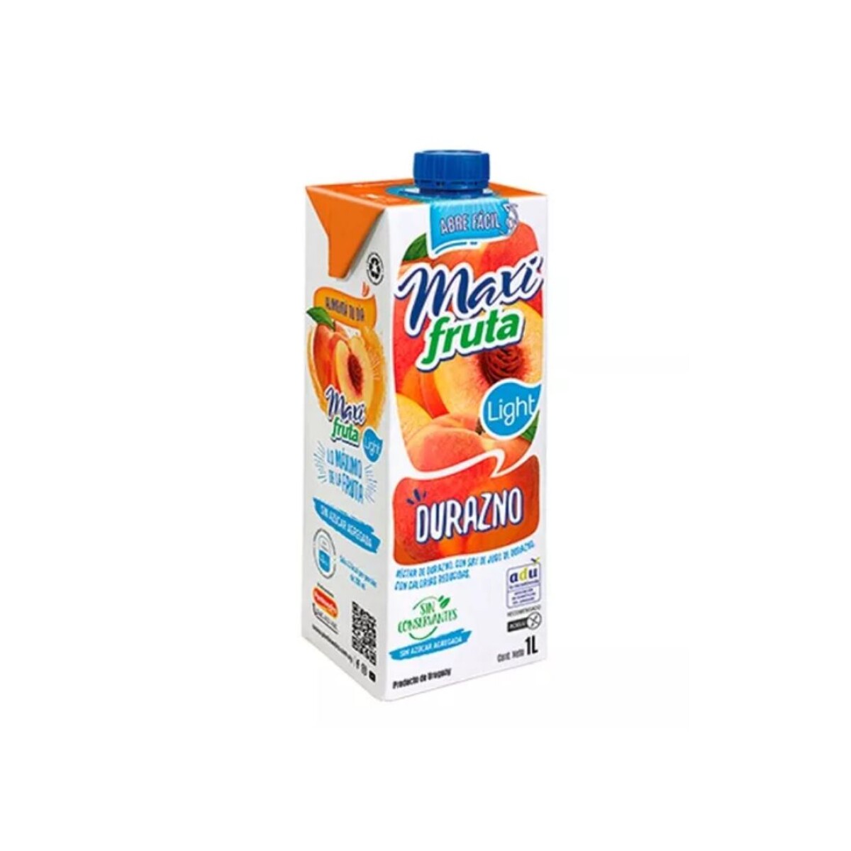 Jugo MAXI Fruta 1Litro PONTEVEDRA - DURAZNO LIGHT 