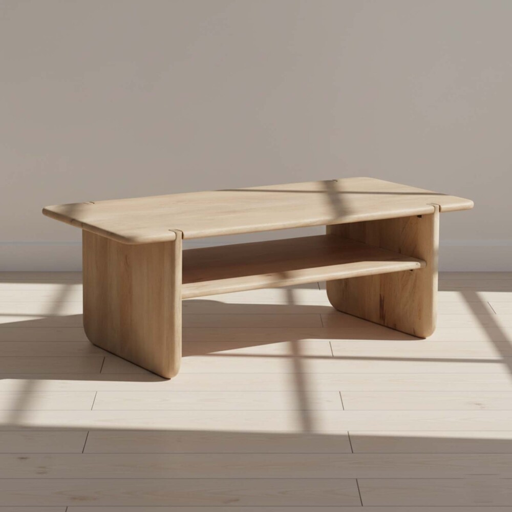 MESA CENTRAL MADERA-DE-MANGO NATURAL-BEIGE EMILIO NATURAL