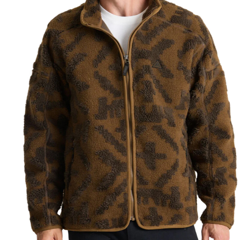Campera Roark Campover Jacquard Sherpa Zip - Marrón Campera Roark Campover Jacquard Sherpa Zip - Marrón