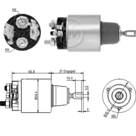 AUTOMATICO DE ARRANQUE BMW 530 535 540 730 735 840 X5 Z8 12V BOSCH ZM AUTOMATICO DE ARRANQUE BMW 530 535 540 730 735 840 X5 Z8 12V BOSCH ZM