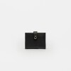 Billetera Sand En Cuero Graneado Negro
