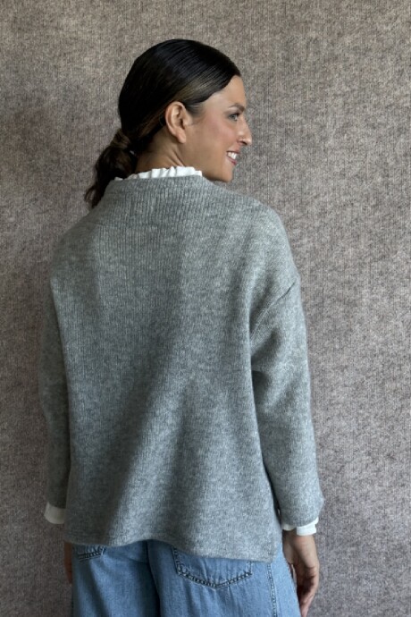 Saco Carmela Gris Melange
