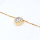 Dije En Oro 18K Y Brillante Dije En Oro 18K Y Brillante