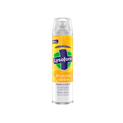Lysoform Aerosol Frescura Citrica 360 Ml. Lysoform Aerosol Frescura Citrica 360 Ml.