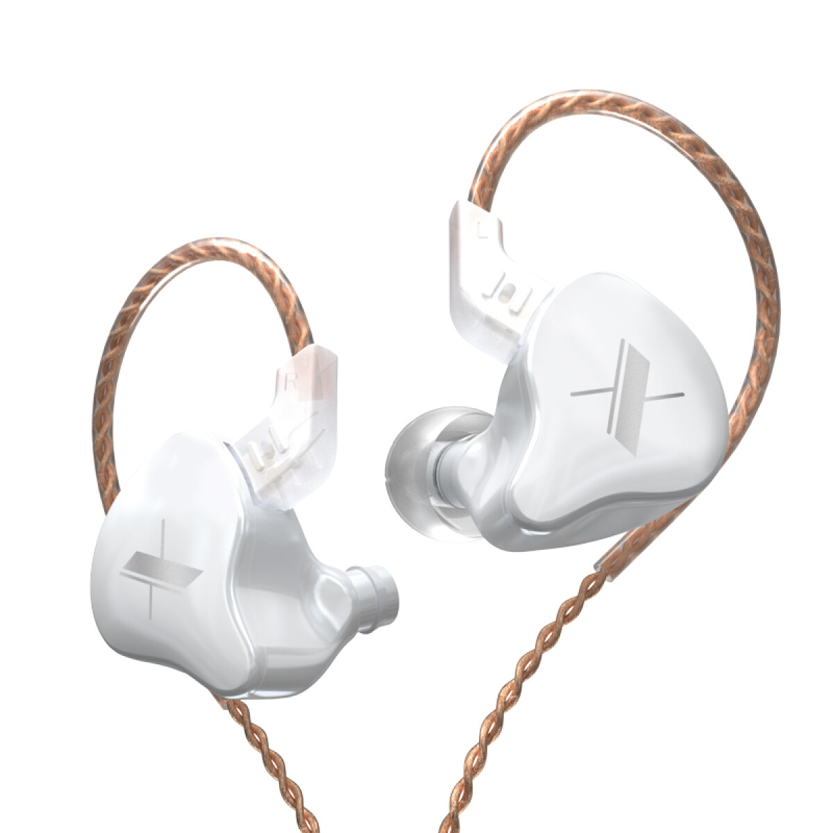 Auriculares De Estudio In Ear Kz Edx Blanco 