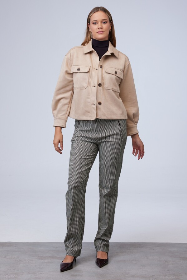 Chaqueta Suede TOSTADO