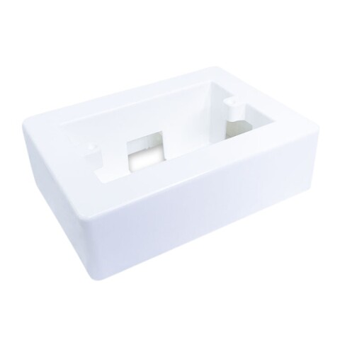 CAJA EXT. PLASTICA P/CABLECANAL 10X5CM CAJA EXT. PLASTICA P/CABLECANAL 10X5CM