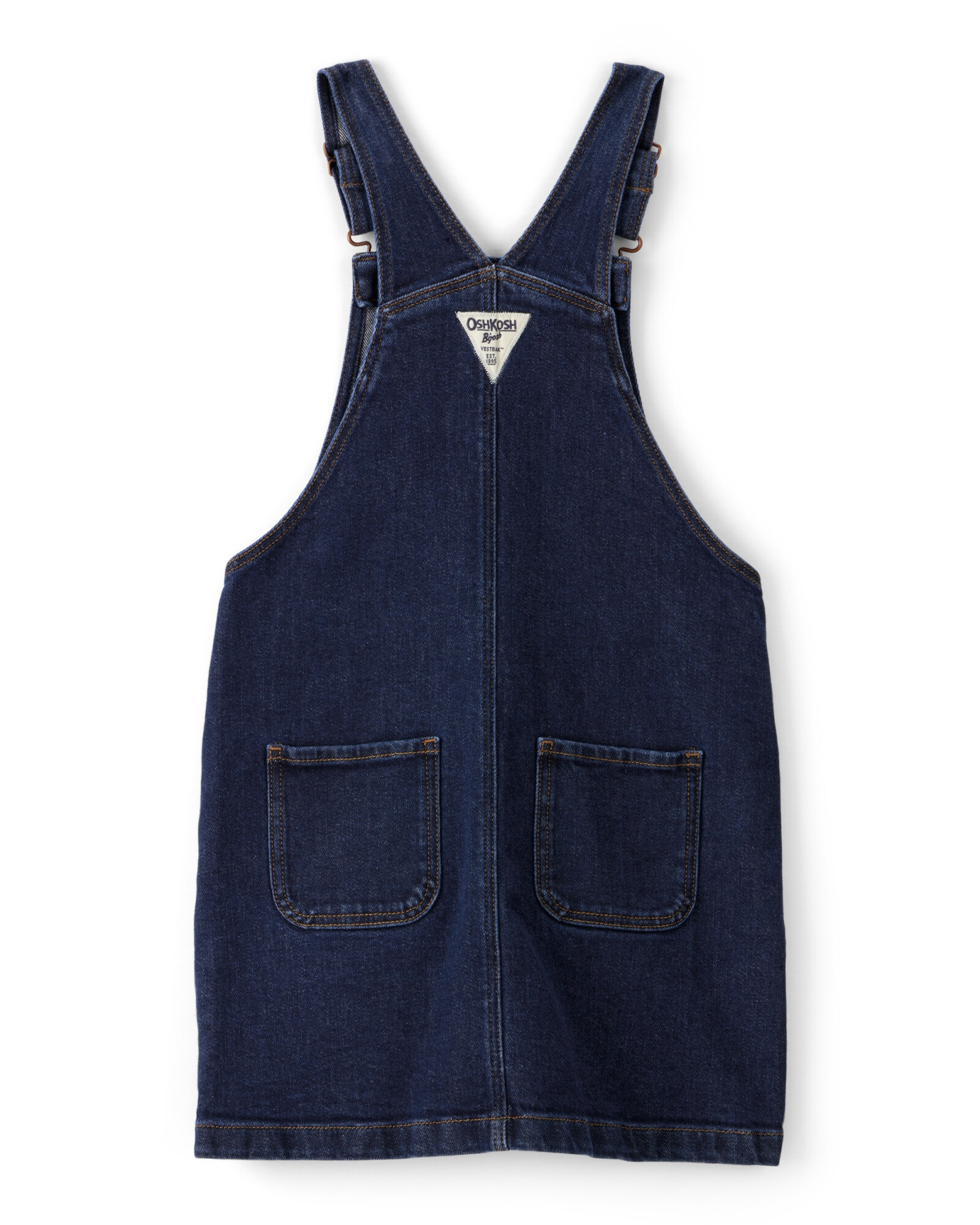 Jumper jean con botones Sin color