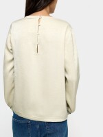 Blusa Efecto Arrugado crudo