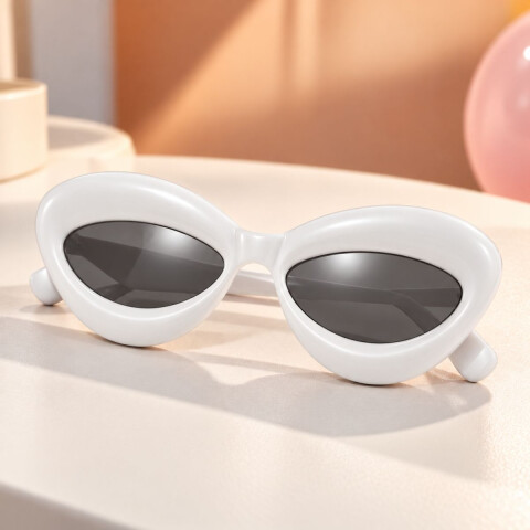 Lentes de Diseñador Blanco