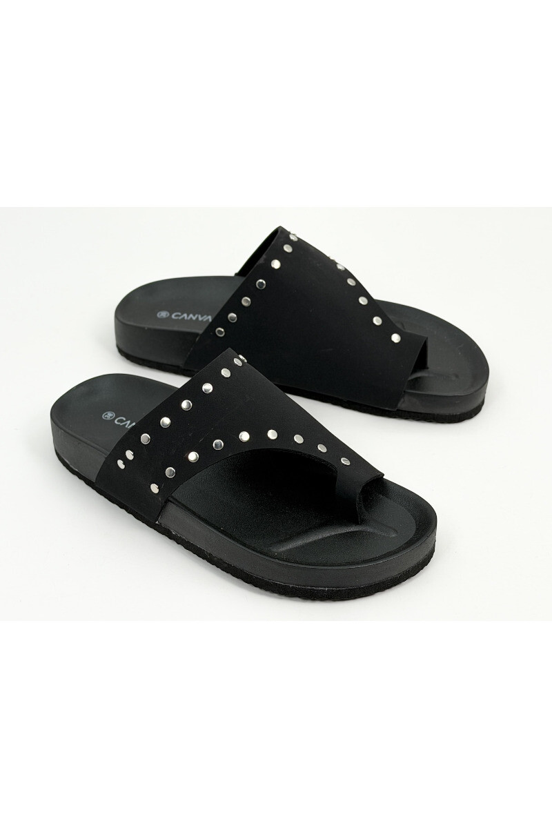 Sandalia Nude Negro