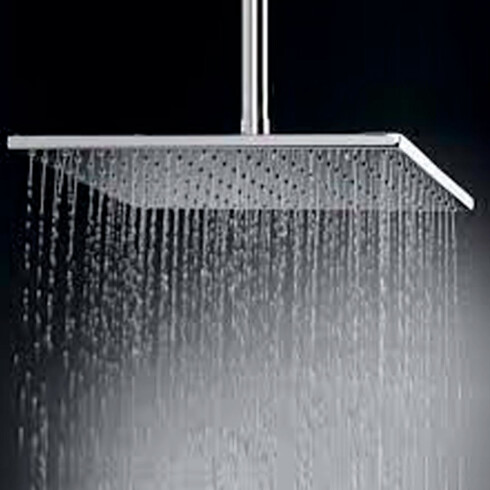 GRIFERIA ROSETA GRAFITO BRILLO LINEA ASTI BAÑO 28 X 18.5 CM GRAFITO-GUNMETAL