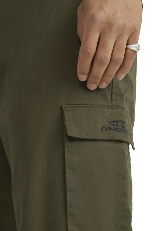 Pantalones Essentials Cargo Verde Militar