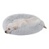 Cucha Cama Colchon Puff Plush Mascota Antiestress 60cm Color Variante Grisclaro
