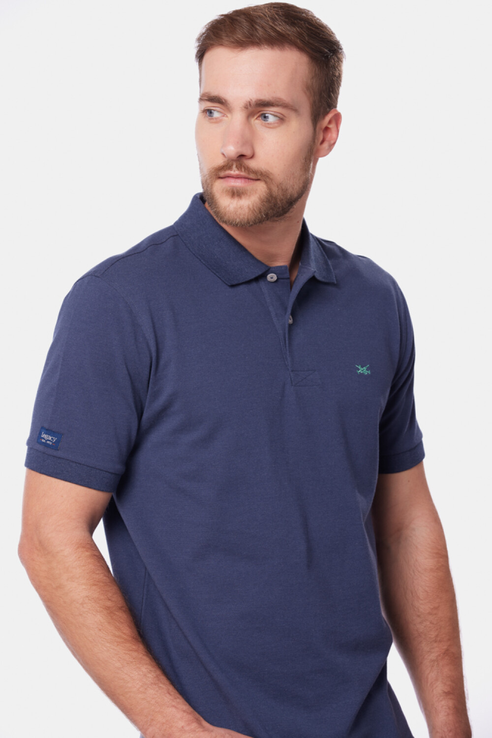 REMERA POLO LISA Denim